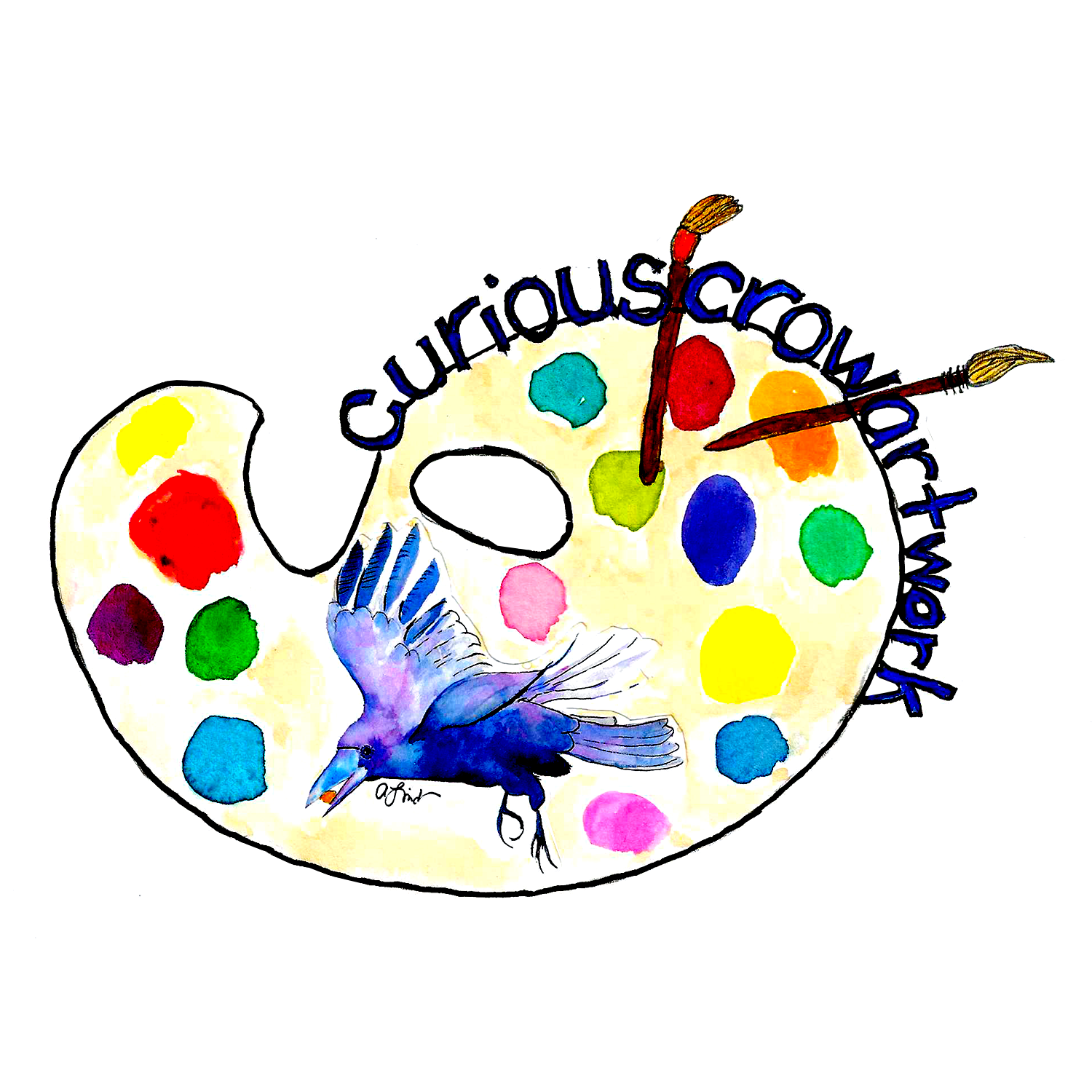 Curious Crow Artwork Logo